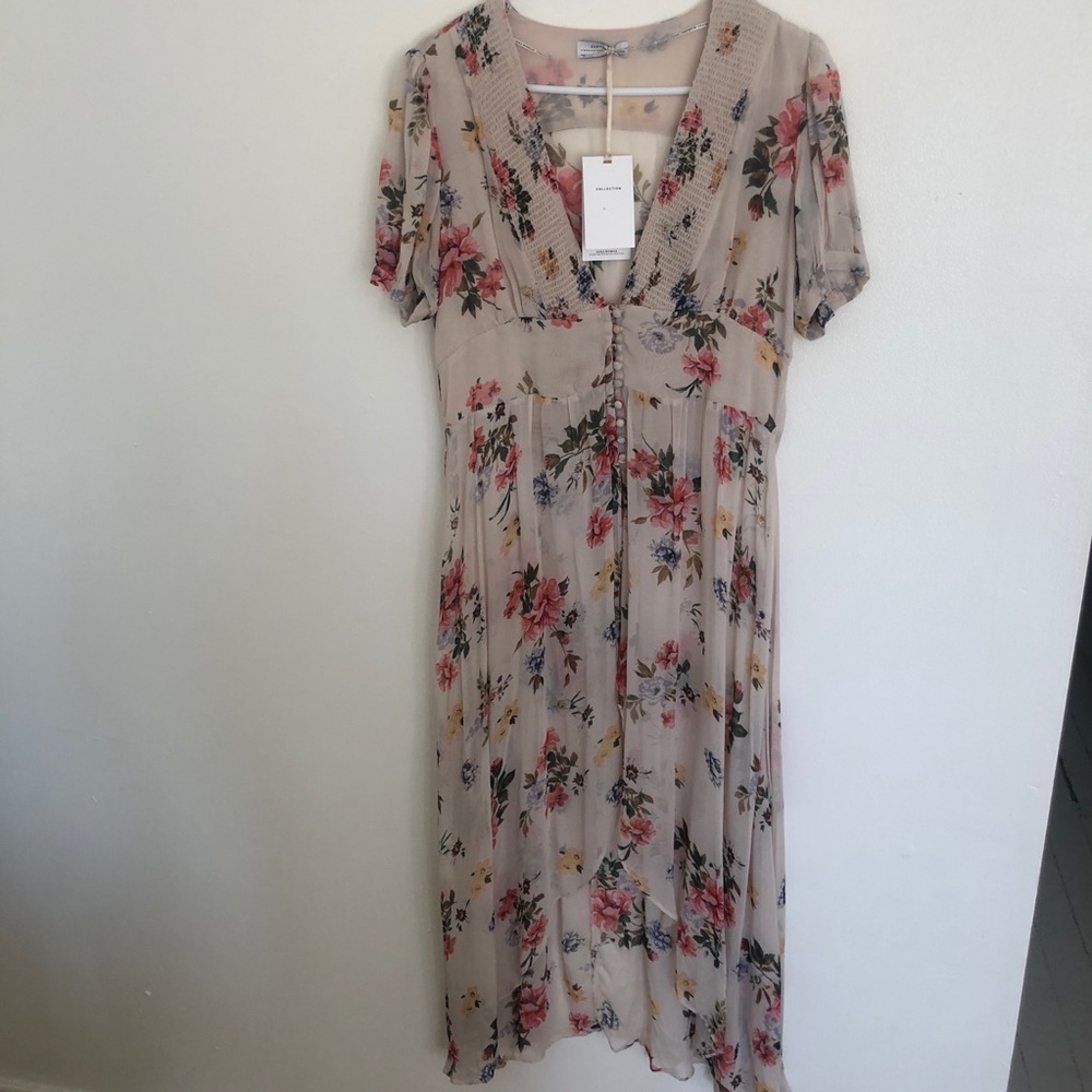 Zara floral hi low top